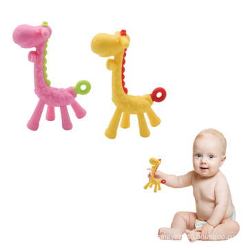 Petit animal silicone toys bébé jouets dents